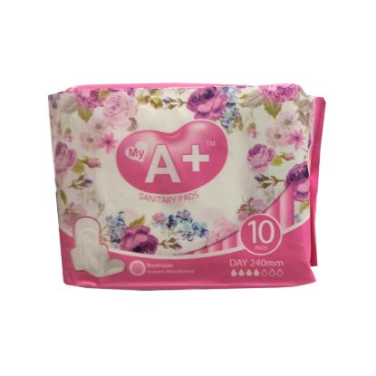 Imagen de Almohadillas sanitarias con alas My A+ (10 U)