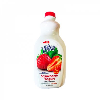 Imagen de Yogurt de fresa con probióticos Yokey (1.54 L)
