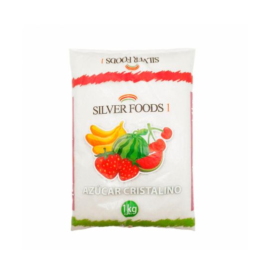 Imagen de Azúcar cristalino Silver Foods 1 (1 kg)