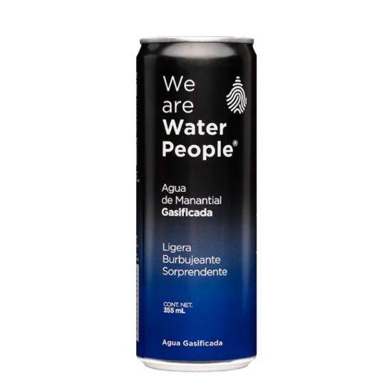 Imagen de Agua de Manantial Gasificada We are Water People (355 ml)