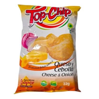 Imagen de Patatas fritas sabor queso y cebolla Top-Chip  (32 g)