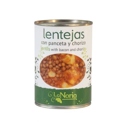 Imagen de Lentejas con panceta y chorizo La Noria (420 g)
