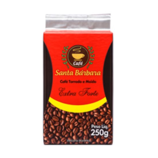 Imagen de Café tostado y molido extra fuerte Santa Bárbara (250 g)