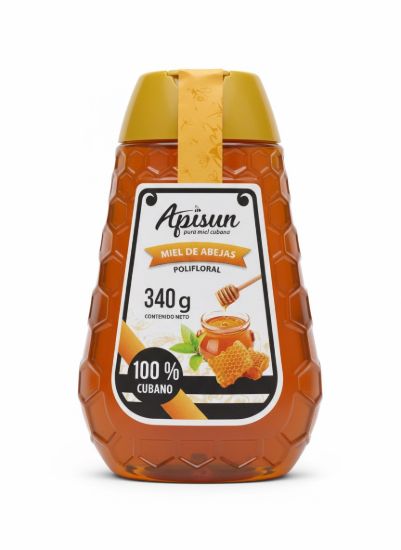 Imagen de Miel de abejas polifloral Apisun (340 g)