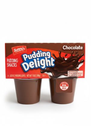 Imagen de Pudding sabor a chocolate Sunny’s (4 U)