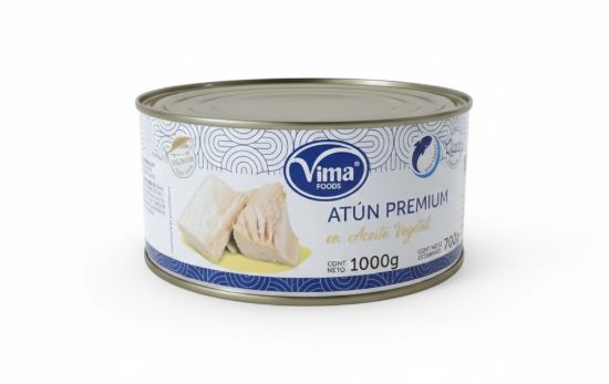 Imagen de Atún Premium Vima en Aceite Vegetal (1000 g)
