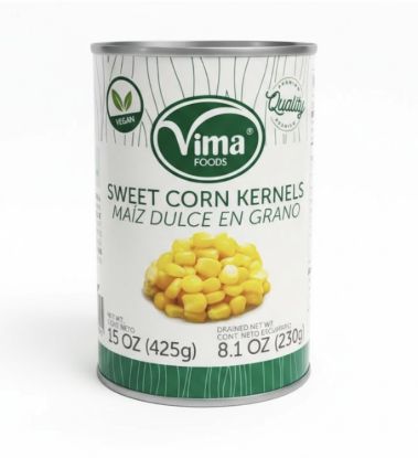 Imagen de Maíz dulce en grano Vima Foods (425g)